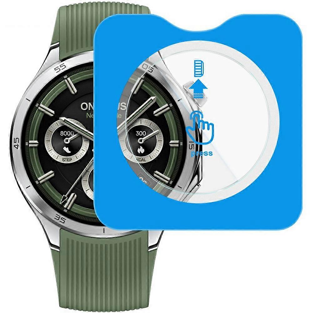IMAK For OnePlus Watch 3 Tempered Glass Screen Protector with Installation Tool