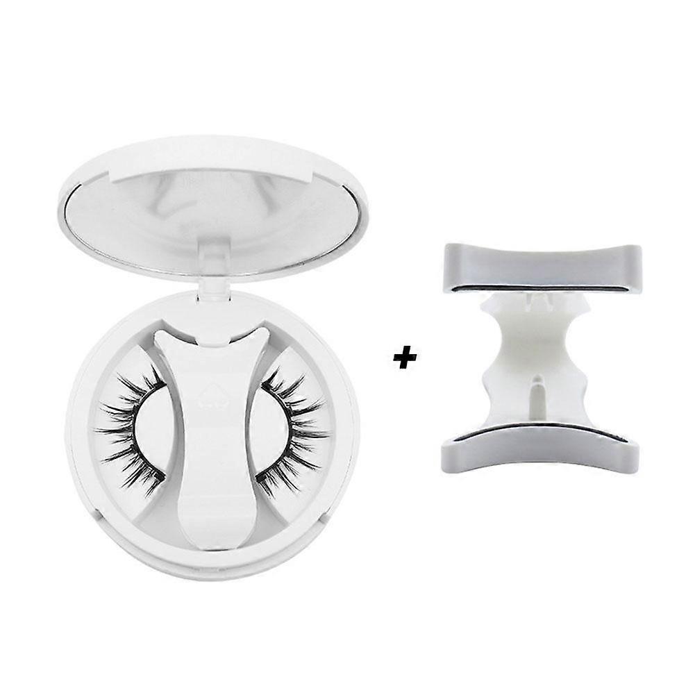 Magnetic Eyelash Set 2 Second Easy Application Reusable Handmade Lashes With Magnetic Eyelash Curler For Stage Daily Wear