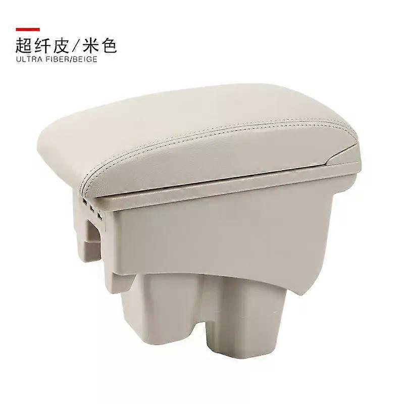 Armrest Box for Honda New City Storaget Box with USB Charging Heighten Double Layer Central Store Content Arm Rest Led