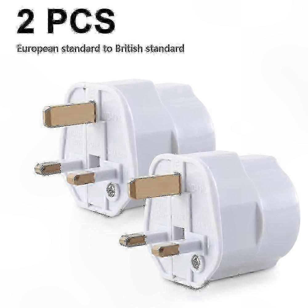 Universal Travel Adapter Plug for UK and EU Sockets - Compact Power Adapter for International Travel