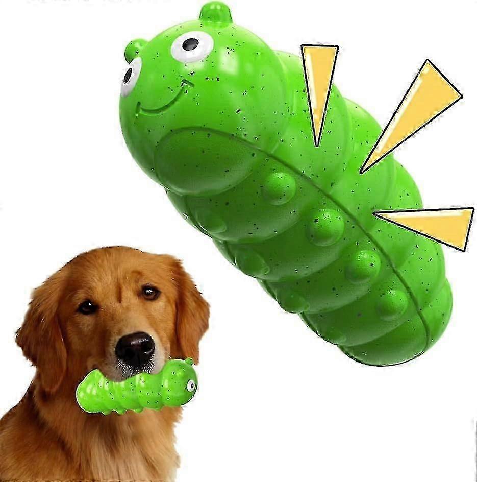 Indestructible Dog Toy, Interactive Squeaky Dog Toys, Bite Resistant Rubber Teeth Cleaning Stick For Small And Medium Dogs