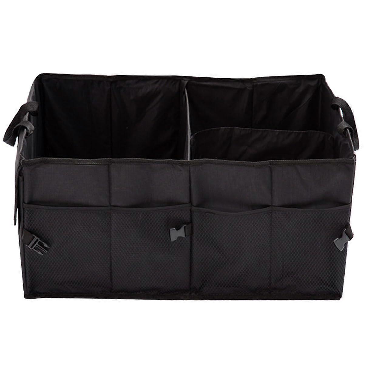 1Pc Foldable Car Trunk Storage Box Durable Multipurpose Organizer for Groceries Emergency Gear More Portable Container for Car Ref: 9172