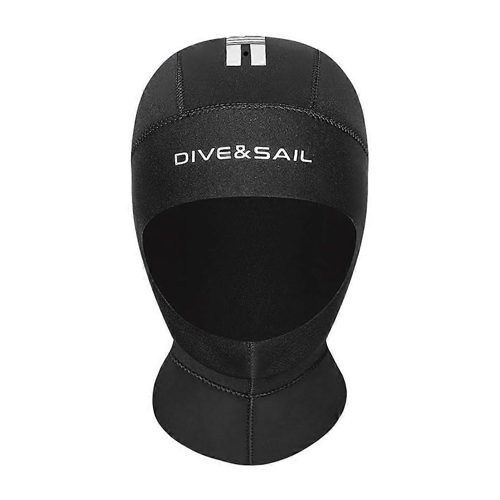DIVE SAIL 3MM Diving Caps Neoprene Scuba Hoodie Windproof Neck Cover Sunproof Swim CR Super Elastic Swim Cap for Men XL