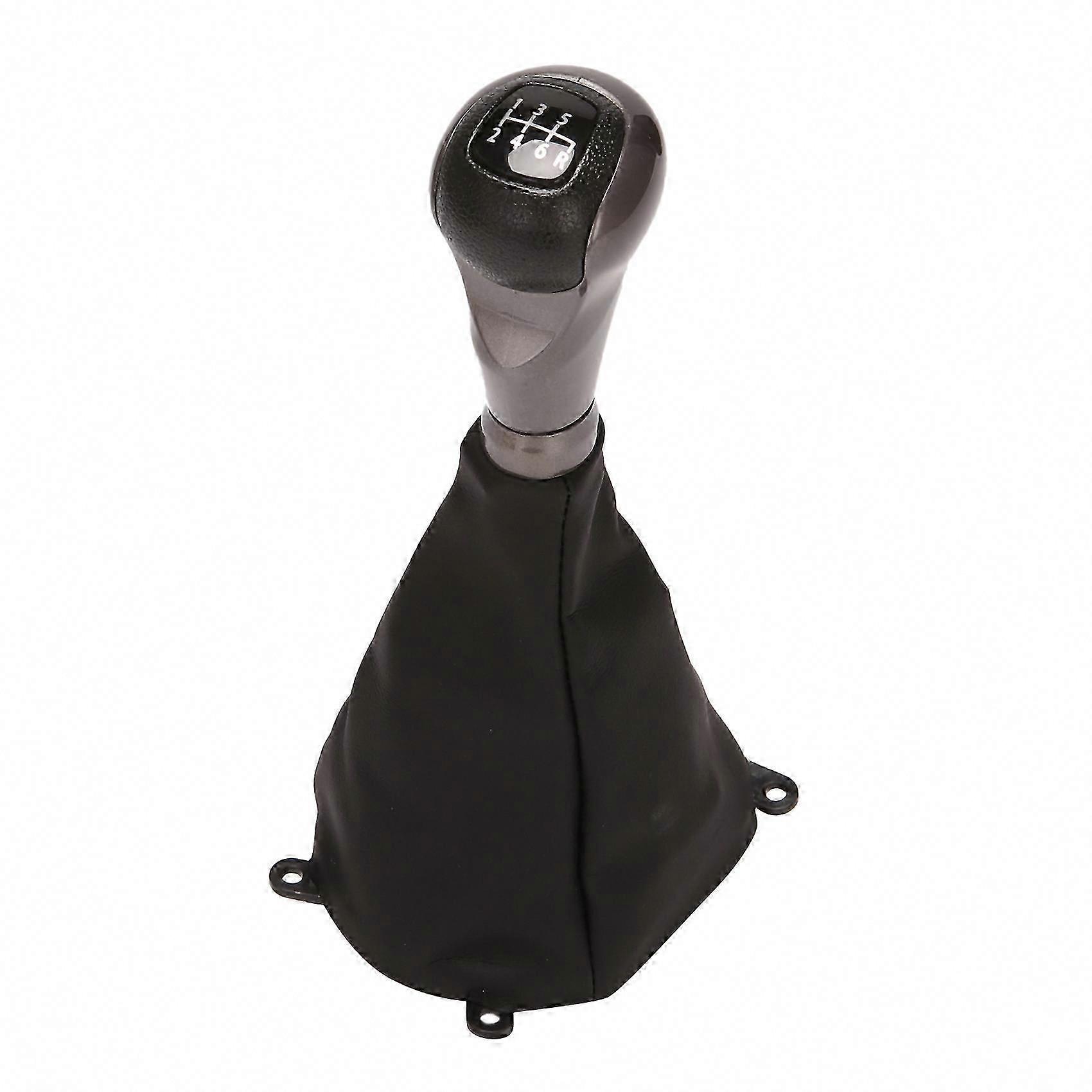 6 Speed Gear Shift Knob Lever Stick Gaiter with Dust Cover for 2006-2011 Civic DX EX LX Auto Accessories