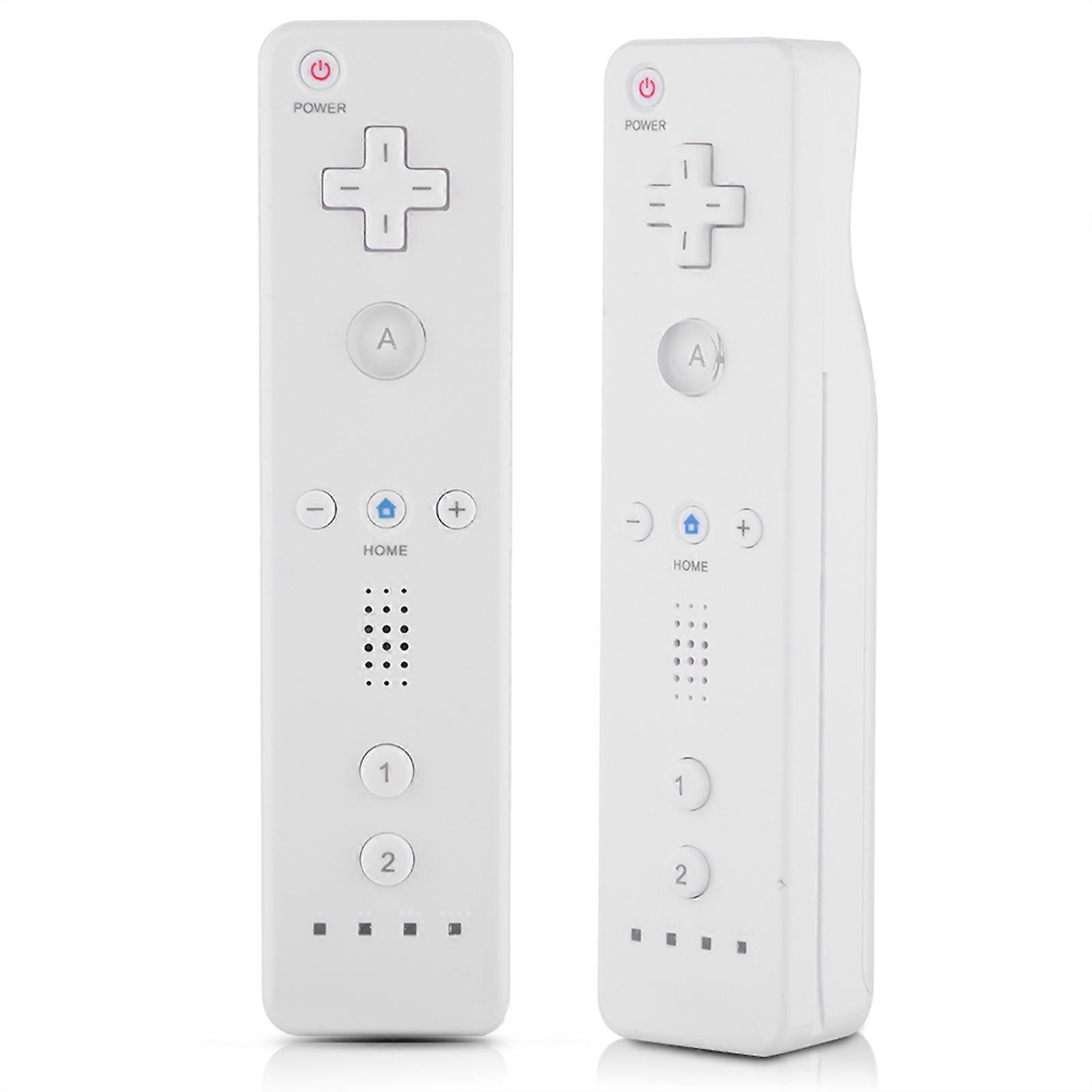 Manette de jeu avec joystick analogique pour console WiiU/Wii, blanc