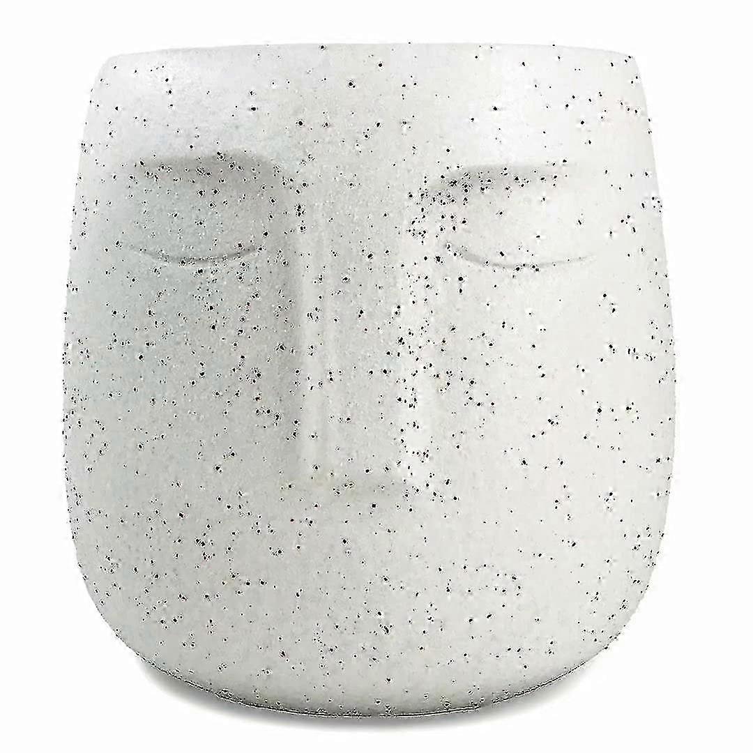 Plant Pots Concrete Statue Face Shape