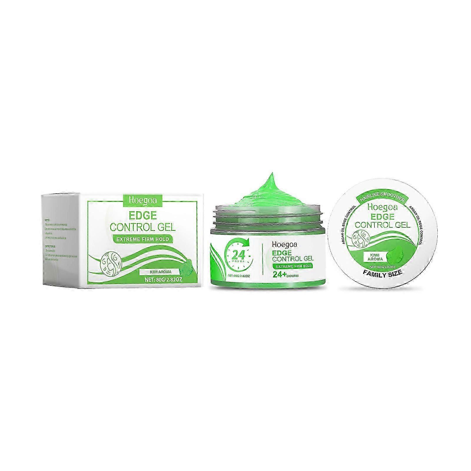 Hoegoa green kiwi styling gel styling, long-lasting bangs, natural styling, refreshing oil control gel
