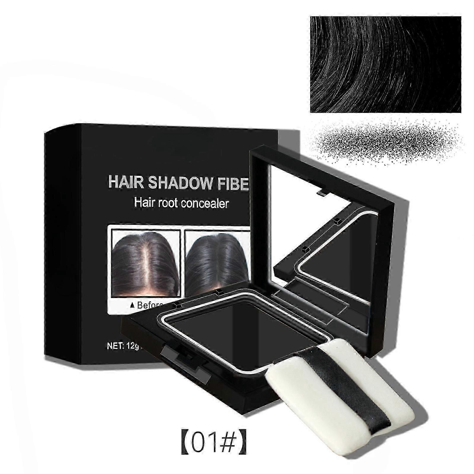 Hair Root Concealer Powder for Instant Gray Coverage and Natural Hair Shadow