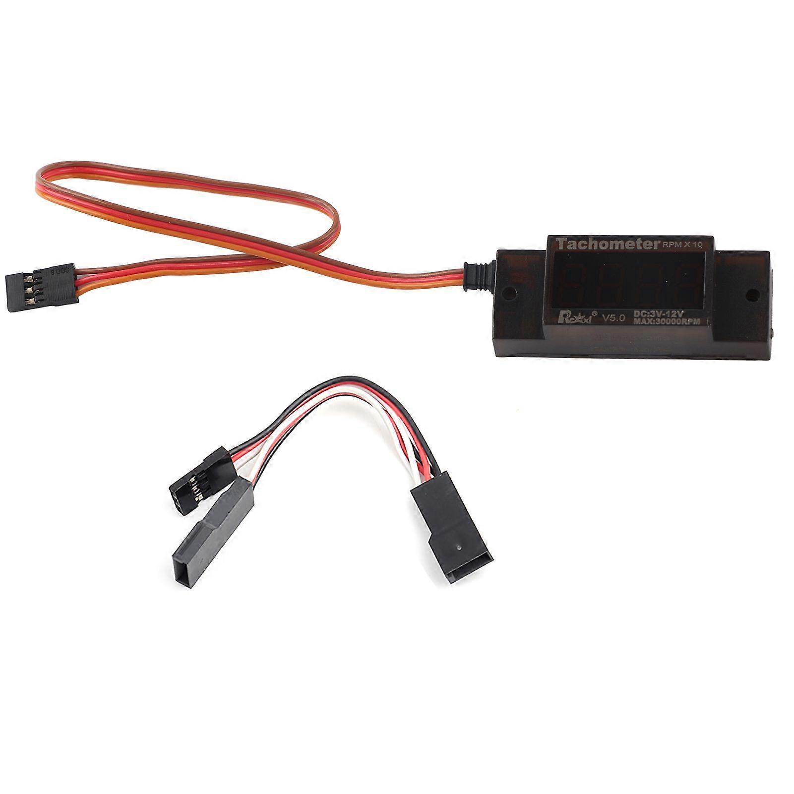 RC Accessory Ignition Mini Tachometer V5.0 Revolution Meter for Petrol/Gas Engine