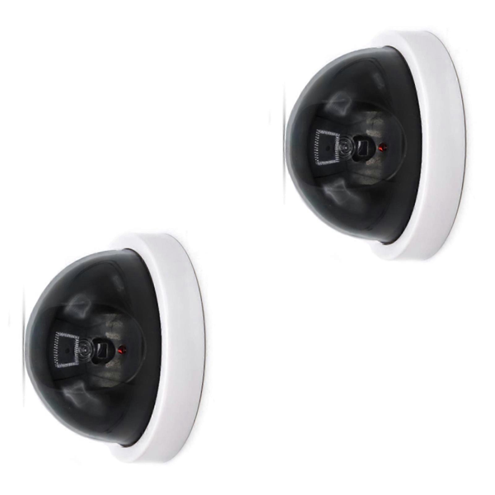 High Simulation Fake Security Camera LED Light Flashing Suitable For Theft Prevention Indoor Outdoor Easy Installation Multicolor