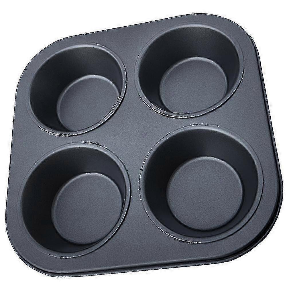 Muffin Cake Molds 4 Grids Oven Baking Tray Cupcake Non-stick Baking...