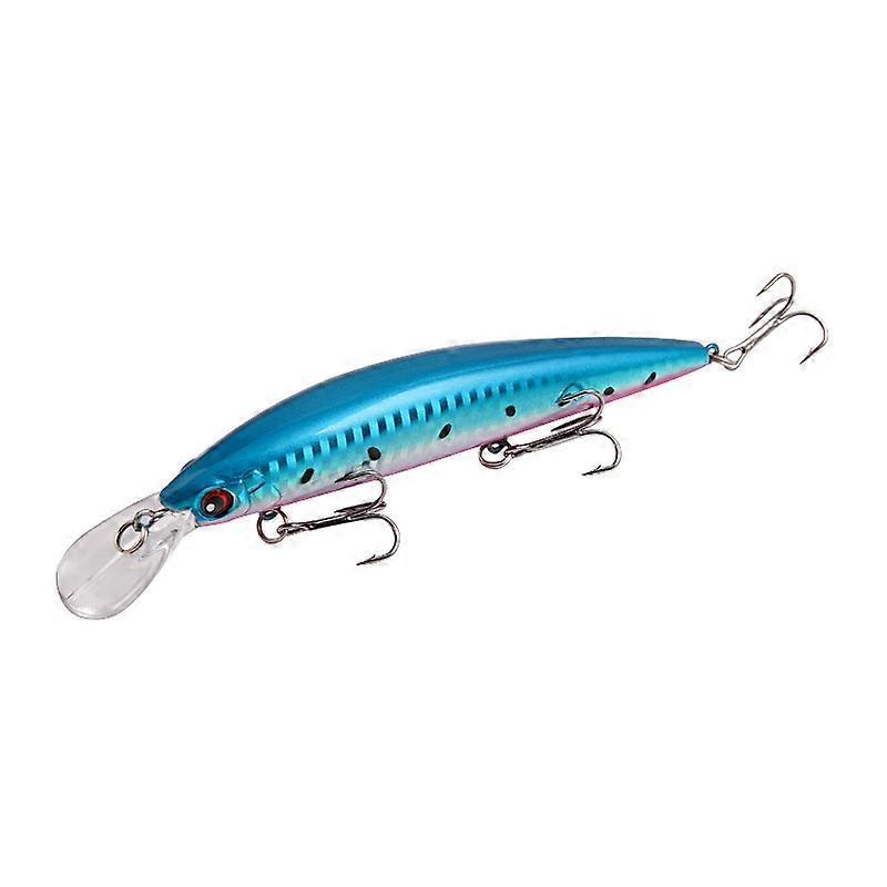 Lure fishing bait, designed with sinking three-pronged hook, suitable for long casting and durable in both saltwater and freshwater