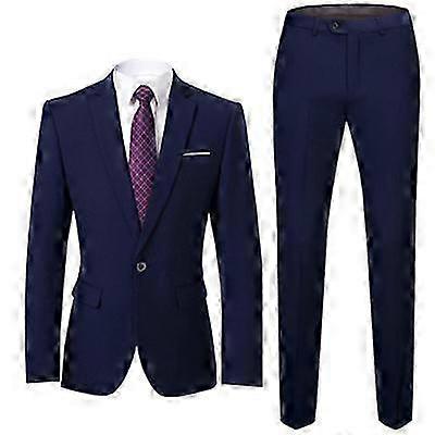 Öltönyök 3 db Férfi öltöny set Slim Fit Groomsmen