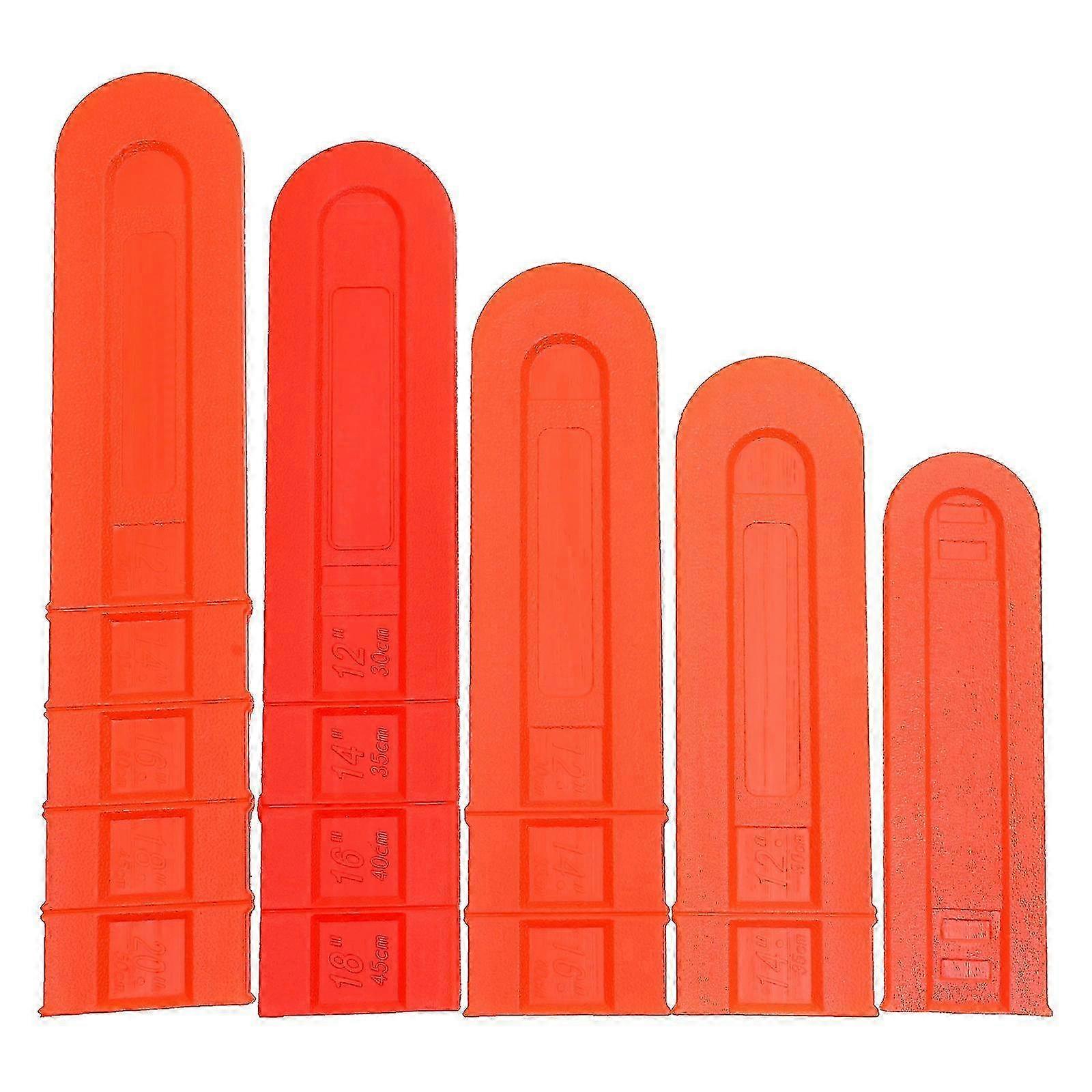 5pcs Chainsaw Bar Covers Plastic Chain Chainsaw Cover Guards Chains...