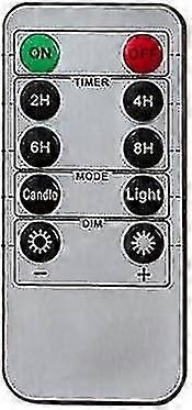 Remote Control with 24-Hour Timer for LED Swing Candles