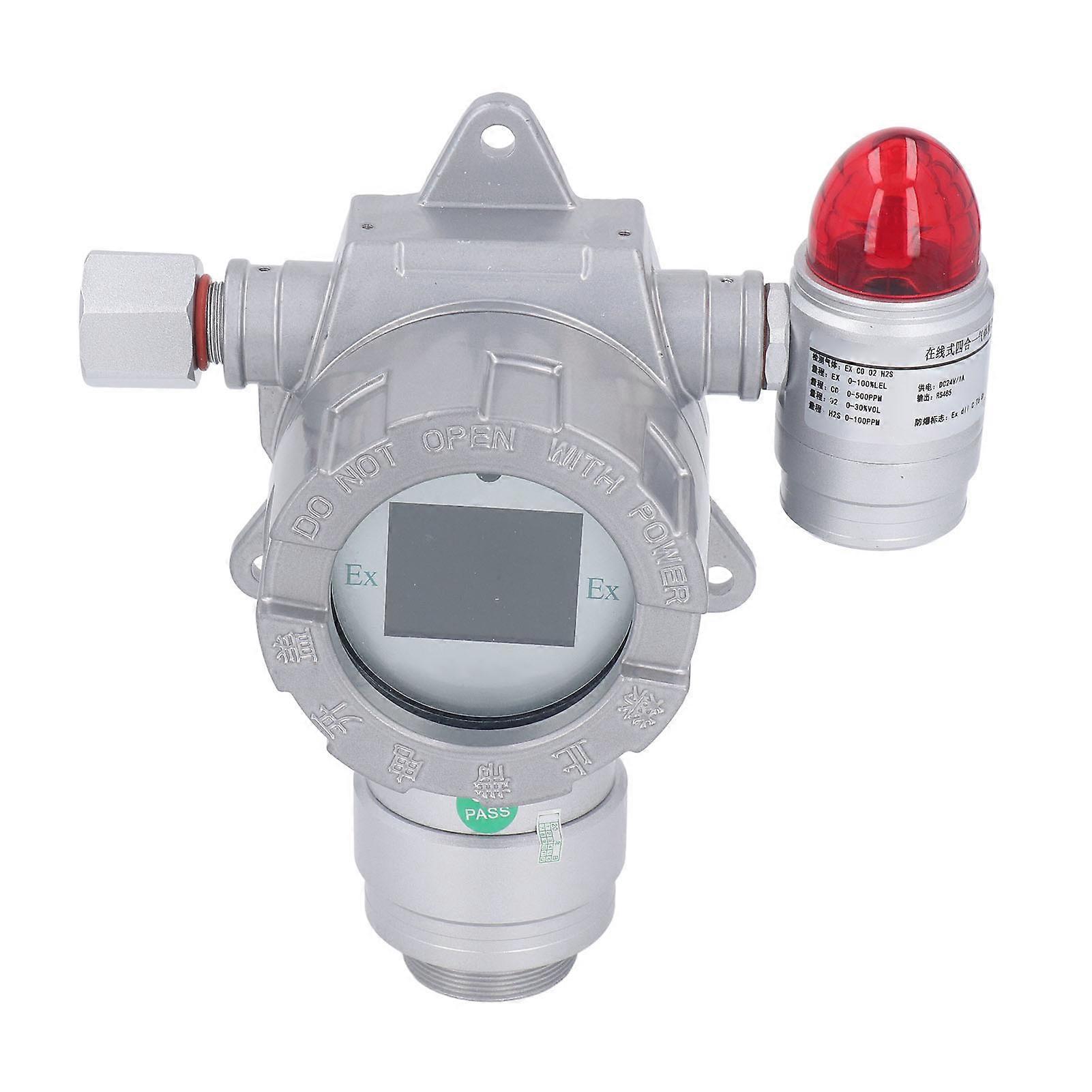 Industrial Fixed Gas Detector RS485 Output EX O2 CO H2S Tester