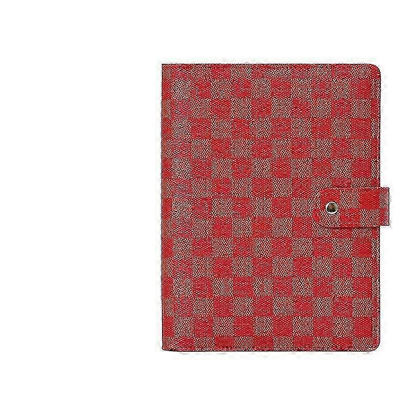 2025 Loose leaf notebook for A5 grid chessboard design