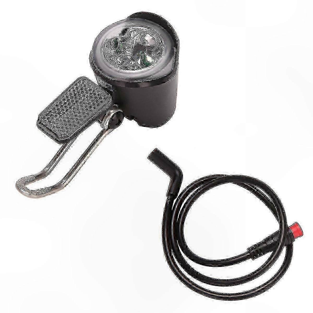Waterproof LED Headlight with 2-Pin Connector for Multiple Voltage Systems