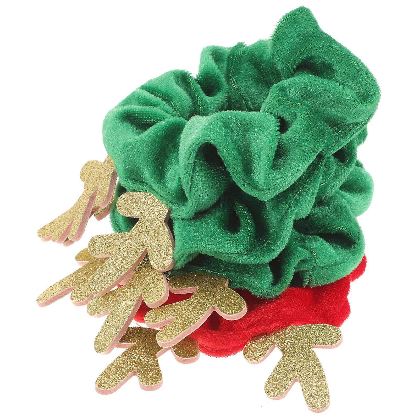 Cloth Hair Bands for Women Assorted Color Elastic and Soft Ponytail Holders 3 Pieces