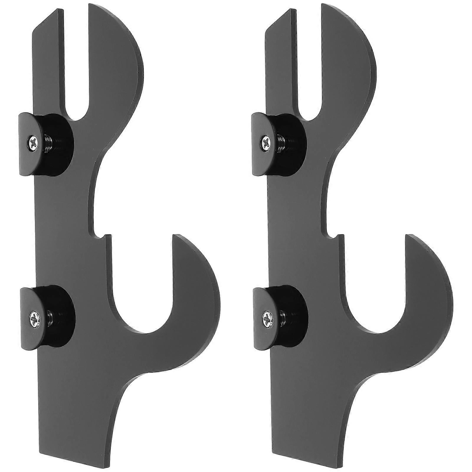 1 Pair Vertical Stand Rack Acrylic Display Case for Toy Model Holder Organizer with Wall Mount Horizontal