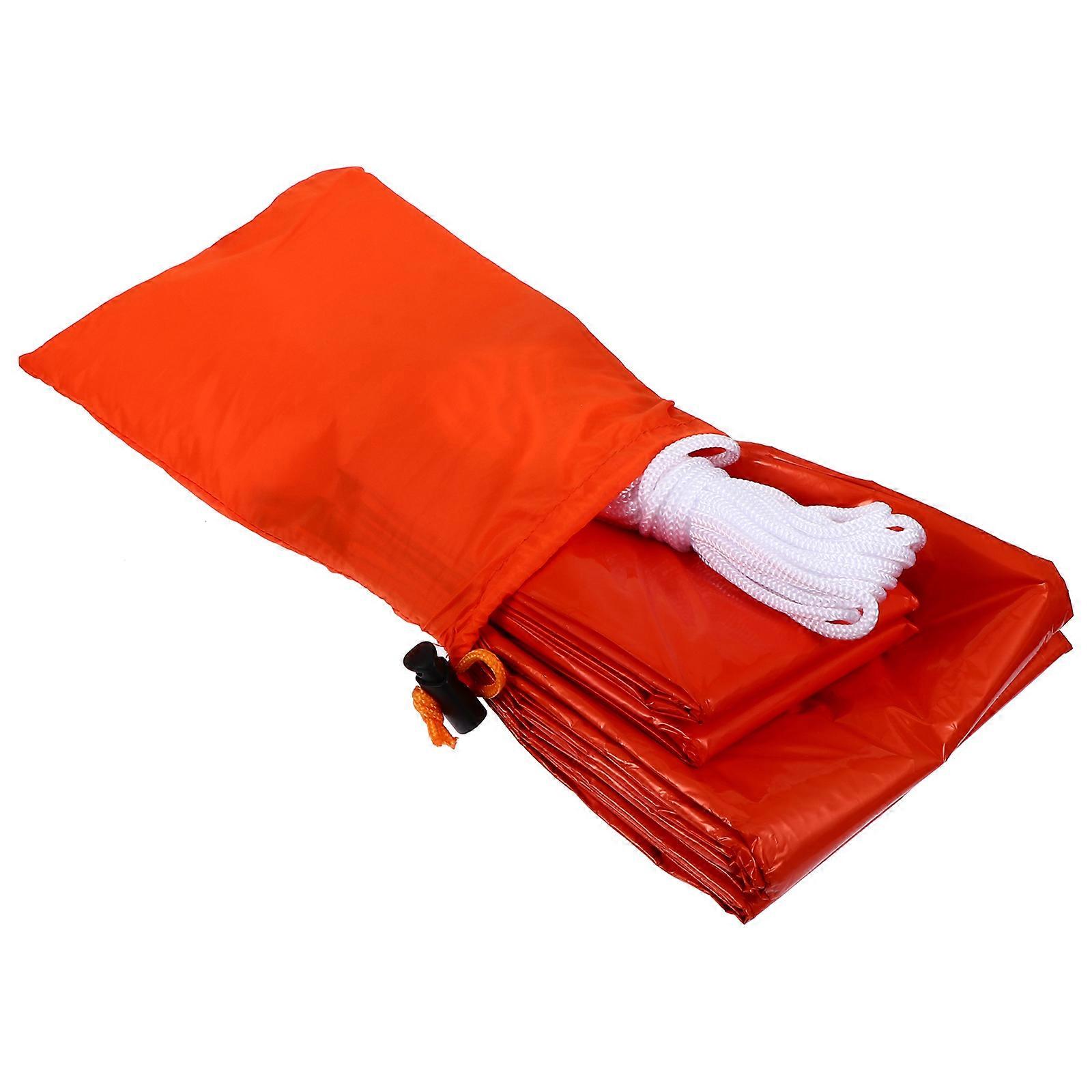Emergency Shelter Tent with Heat Preservation Survival Tent and 1 Sleeping Bag Outer Bag