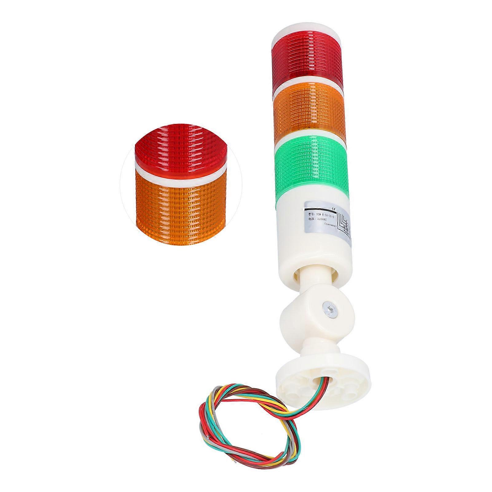 BEM-X-50-3U-D Signal Tower 3-Color LED Light with Buzzer AC220V