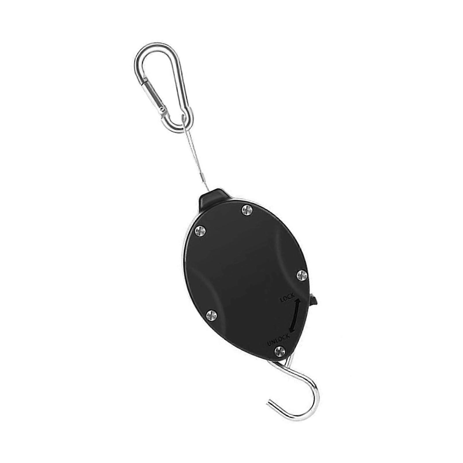 Retractable Hooks for Hanging Plant Pulley Hangers Indoor and Outdoor Use Bird Feeder Hook