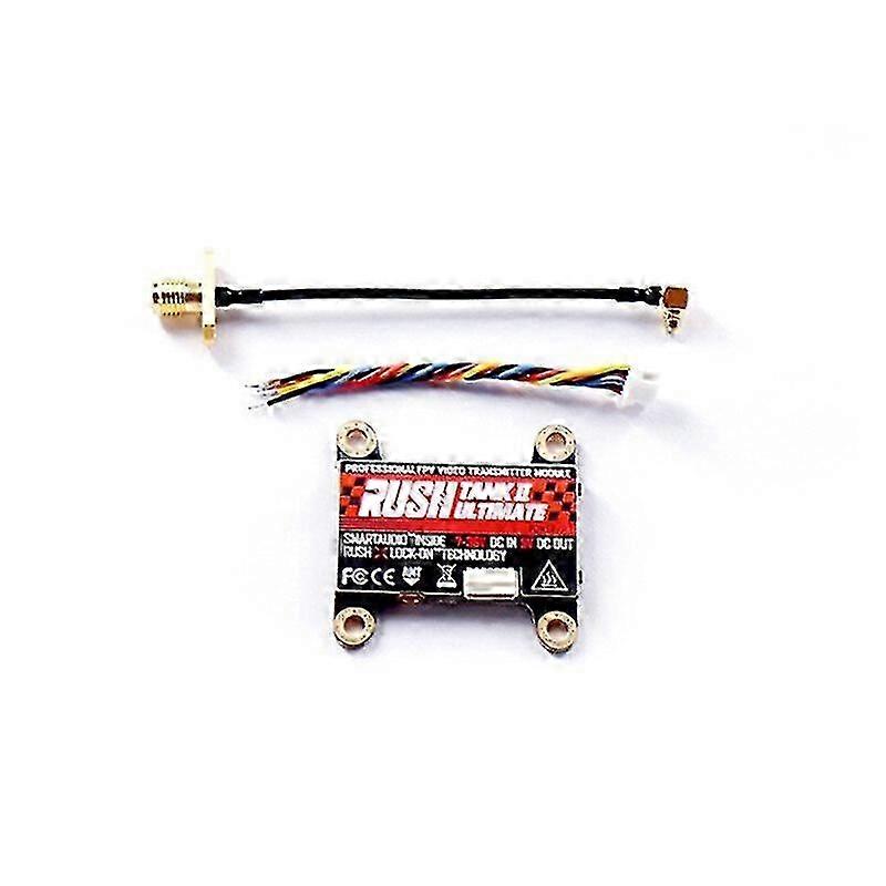 2025 RUSH TANK II V2 Ultimate 5.8G 48CH Raceband PIT/25/200/500/800mW Switchable 2-8S VTX FPV Transmitter