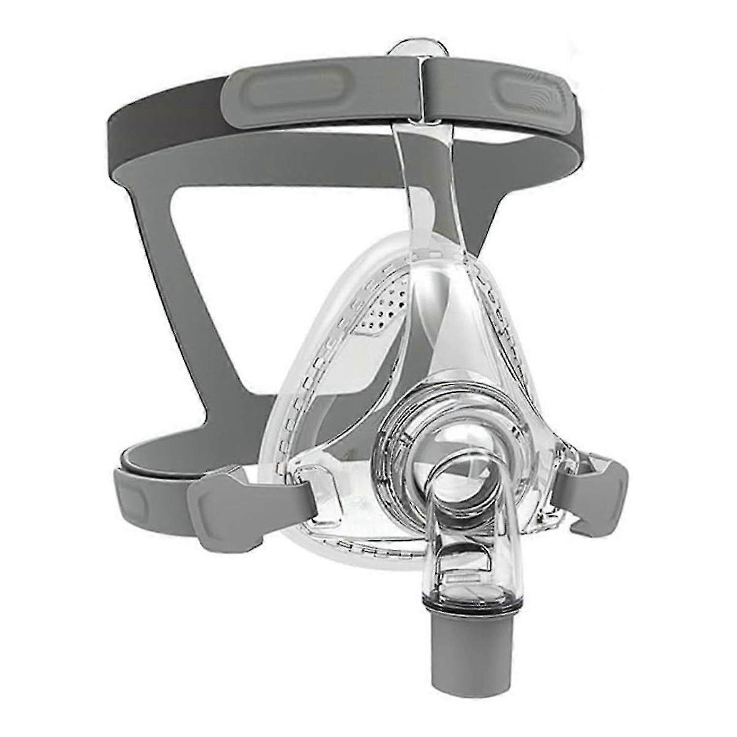 Full Face CPAP Masks with Headgear, Elbow/Swivel and Cushion