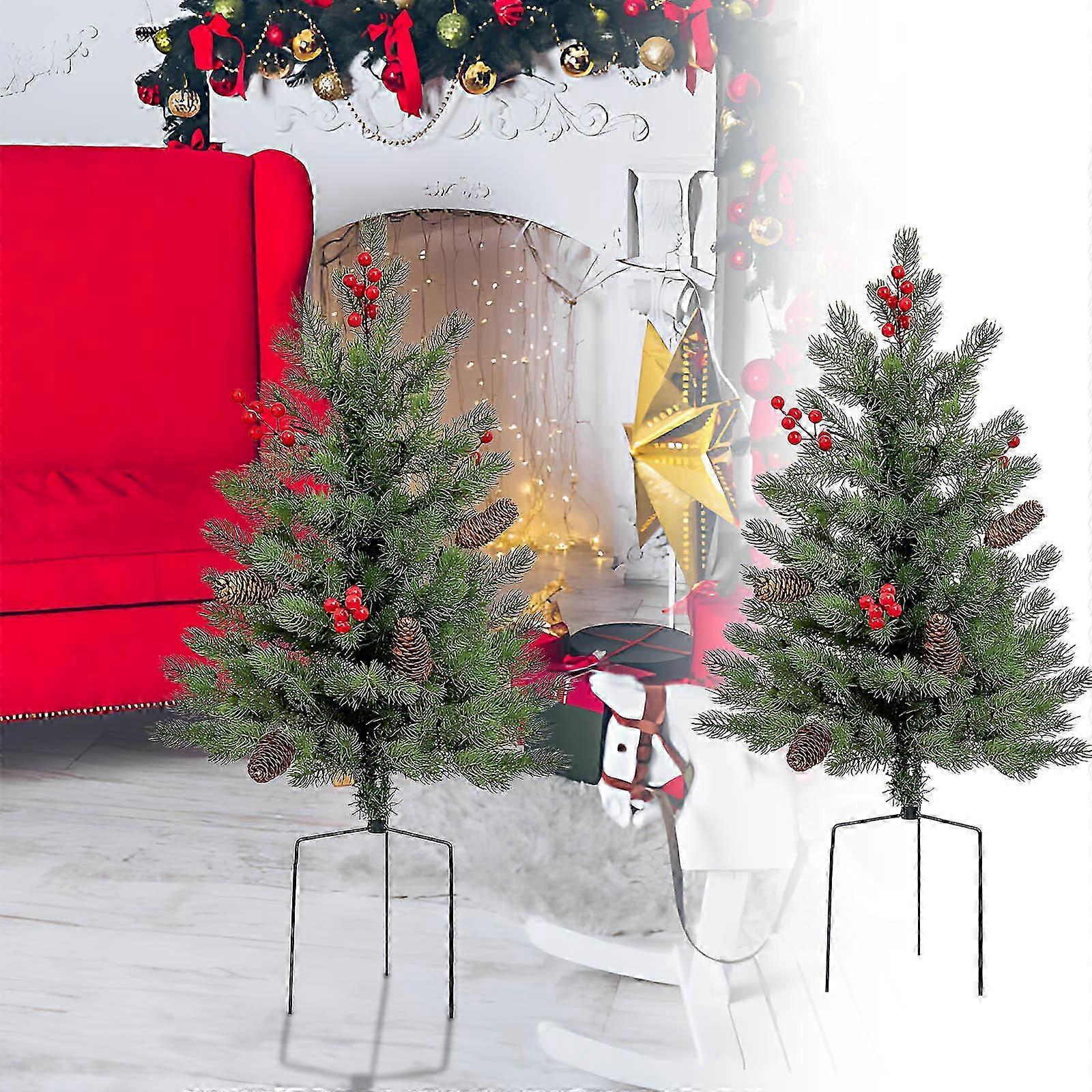 Cedar Garland Grounded Beach Tree Ornament: Christmas Tree Decoration