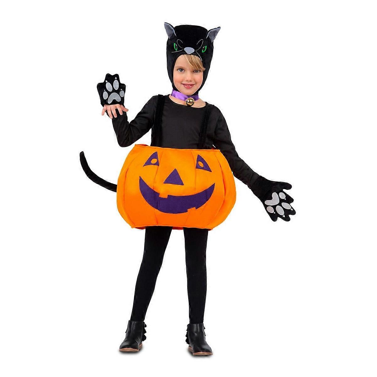 Costume for Children My Other Me Pumpkin 3-6 years Cat Black 12