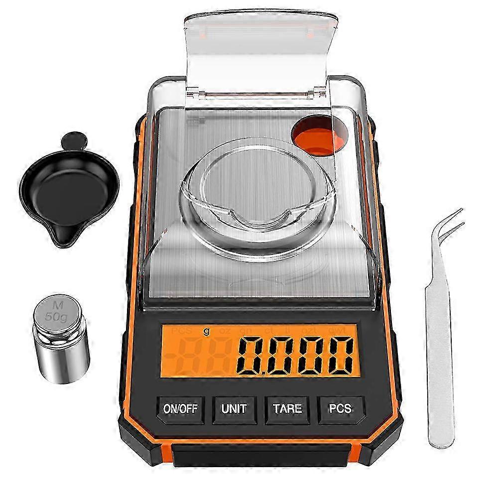 Digital milligram scale with LCD display, tare function 2025