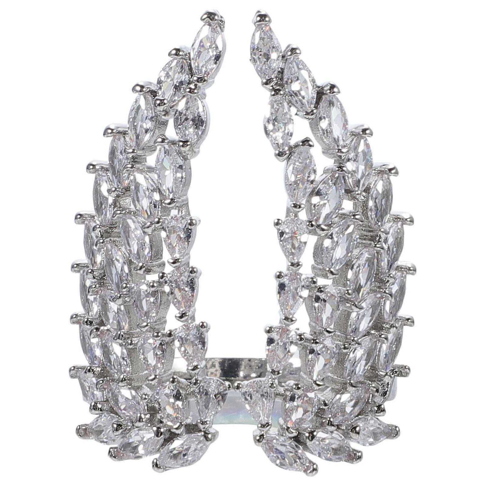 Wing Ring Open Adjustable Ring for Women 4Pcs