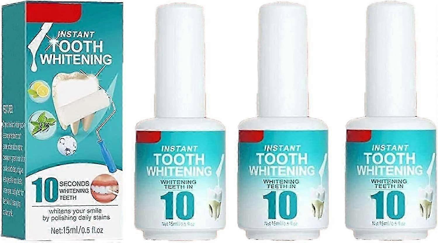 15ml Λεύκανση Δοντιών, Βερνίκι Δοντιών Uptight Λευκό, Στιγμιαία Λευκαντική Βαφή Για Δόντια