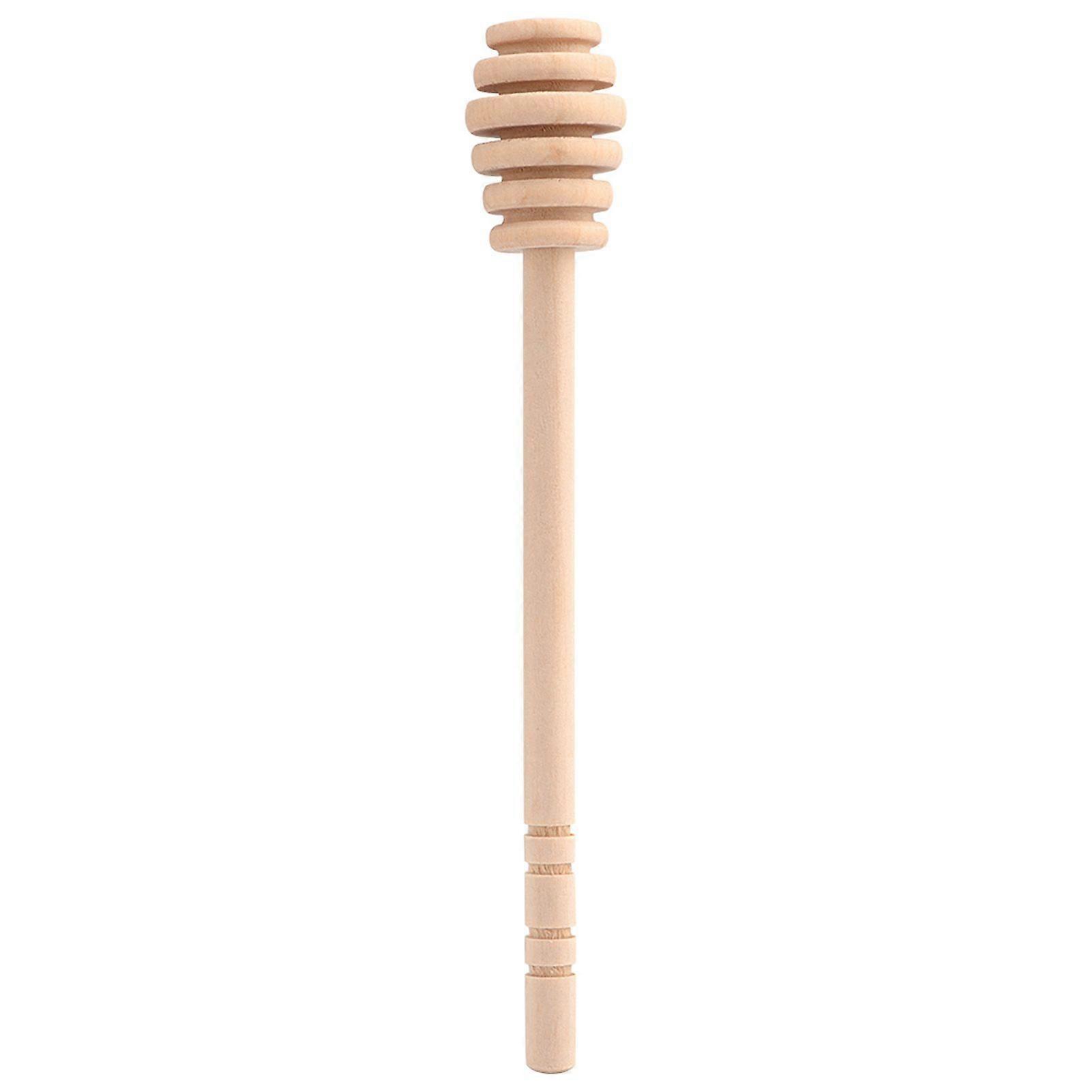 50Pcs/set Household Wooden Jam Honey Dipper Jar Dispensing Collecting Stirring Rod Stick 16cm