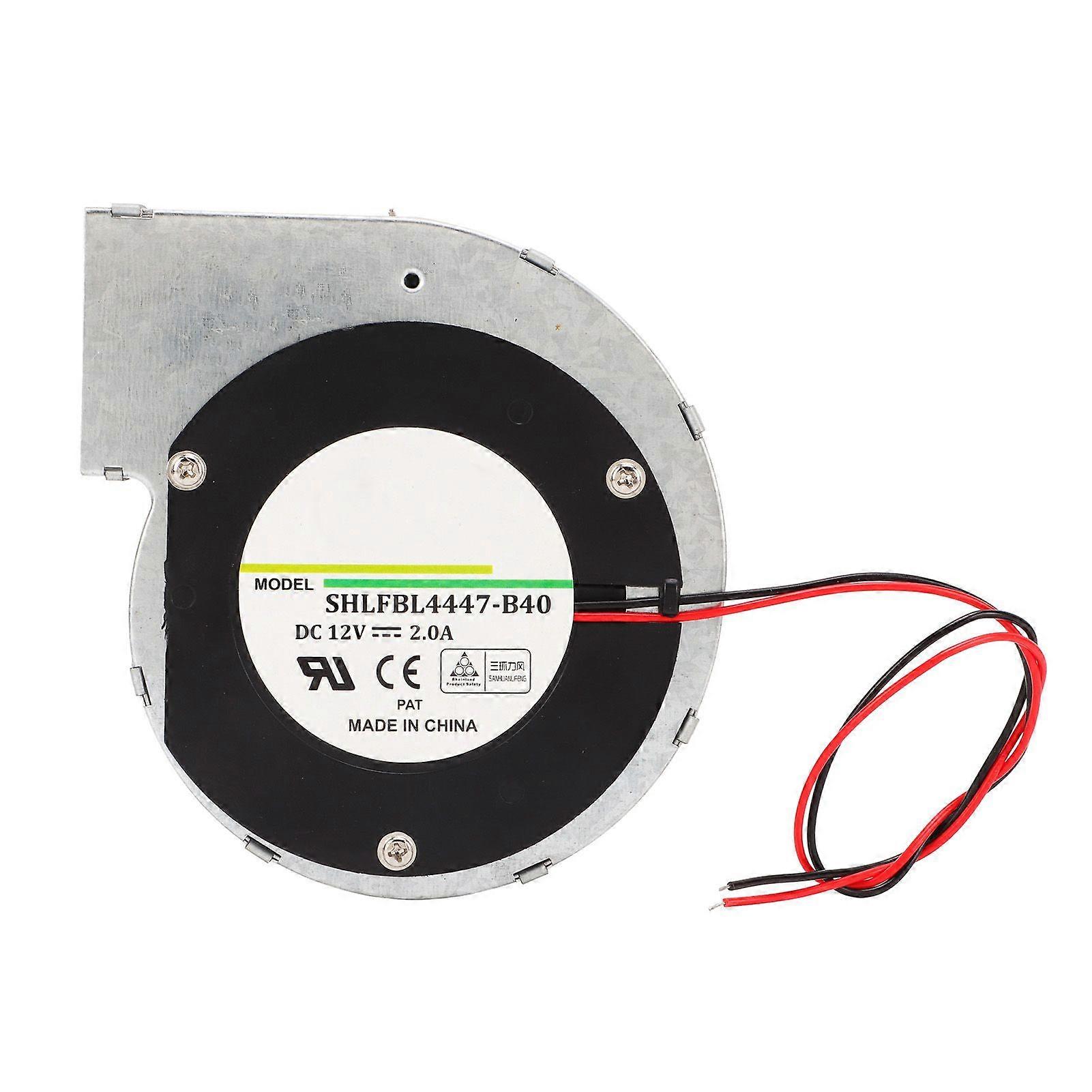 DC12V 2A Brushless Cooling Blower Fan 62.49CFM High Temperature Resistance Brushless Centrifugal Fan for Data Centers