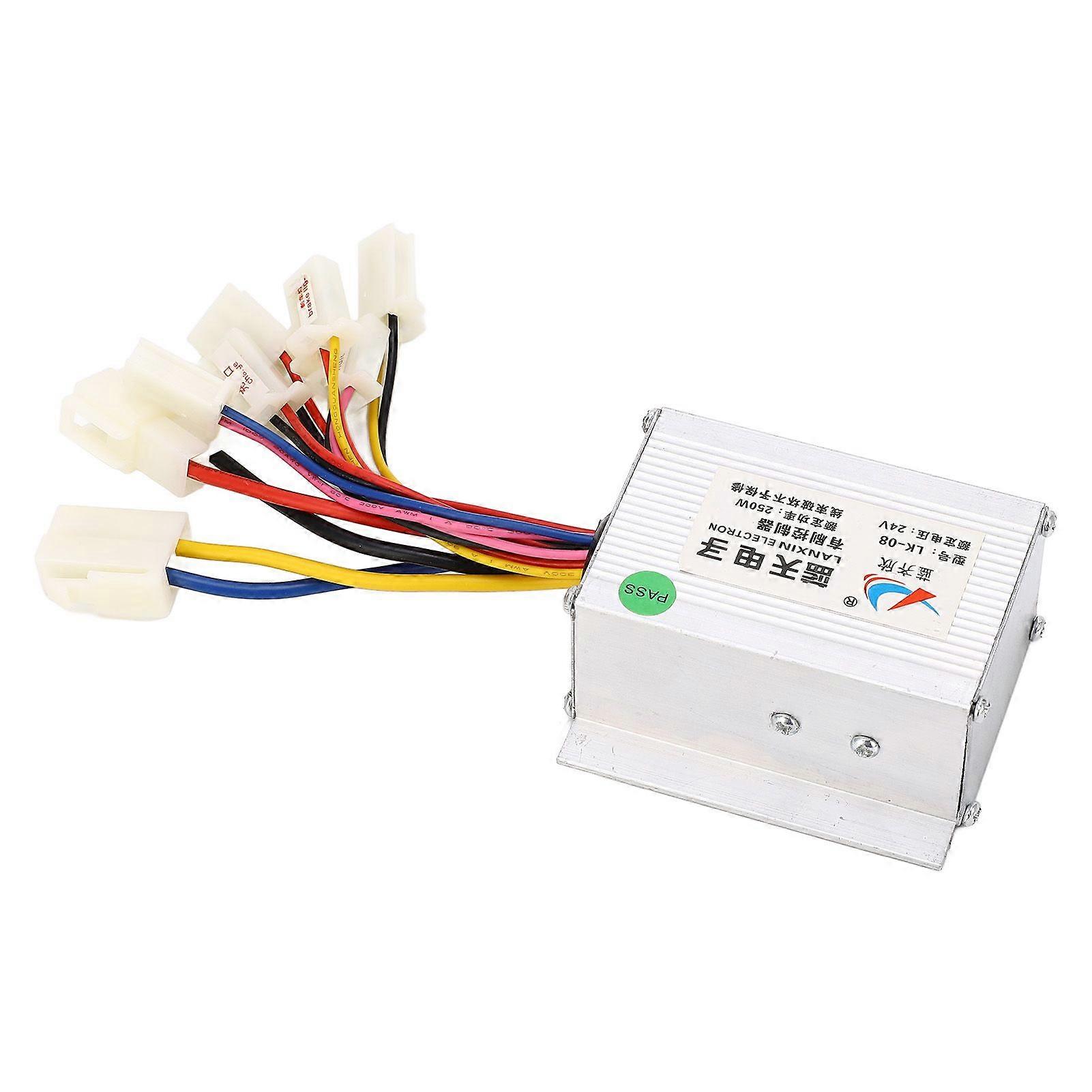 24V 250W Motor Brushed Controller Lithium Electric Bike Speed Controller Motor Spare Parts