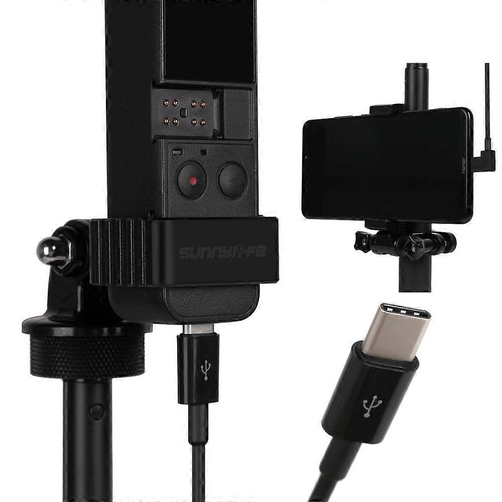 SUNNYLIFE Type-C to Type-C Adapter Cable Data Transmission Cable for DJI FPV V2/Mini 2/Pocket 2/Osmo