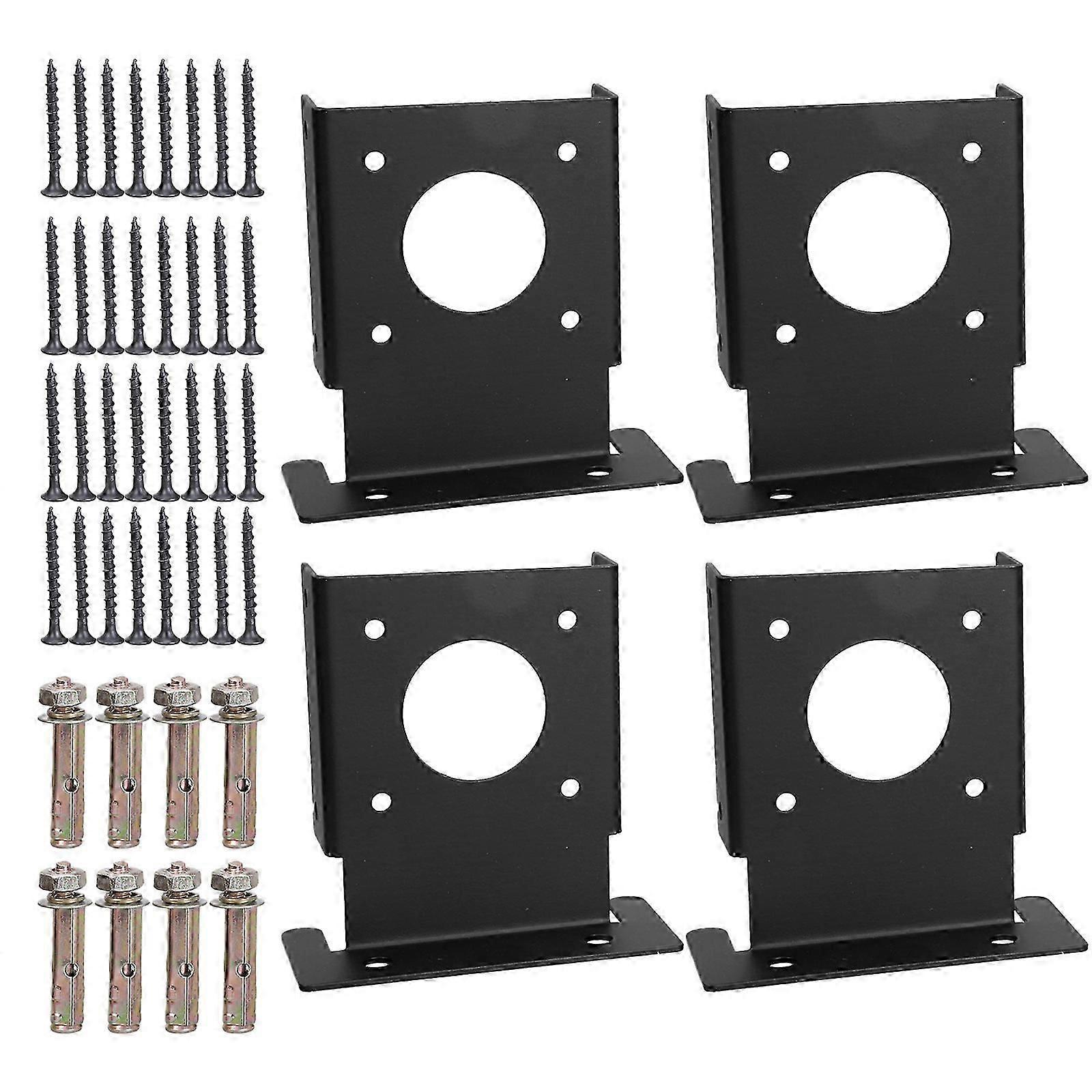Reinforced Adjustable Deck Post Base Brackets for Strong Support in Various Construction Needs and Outdoor Projects