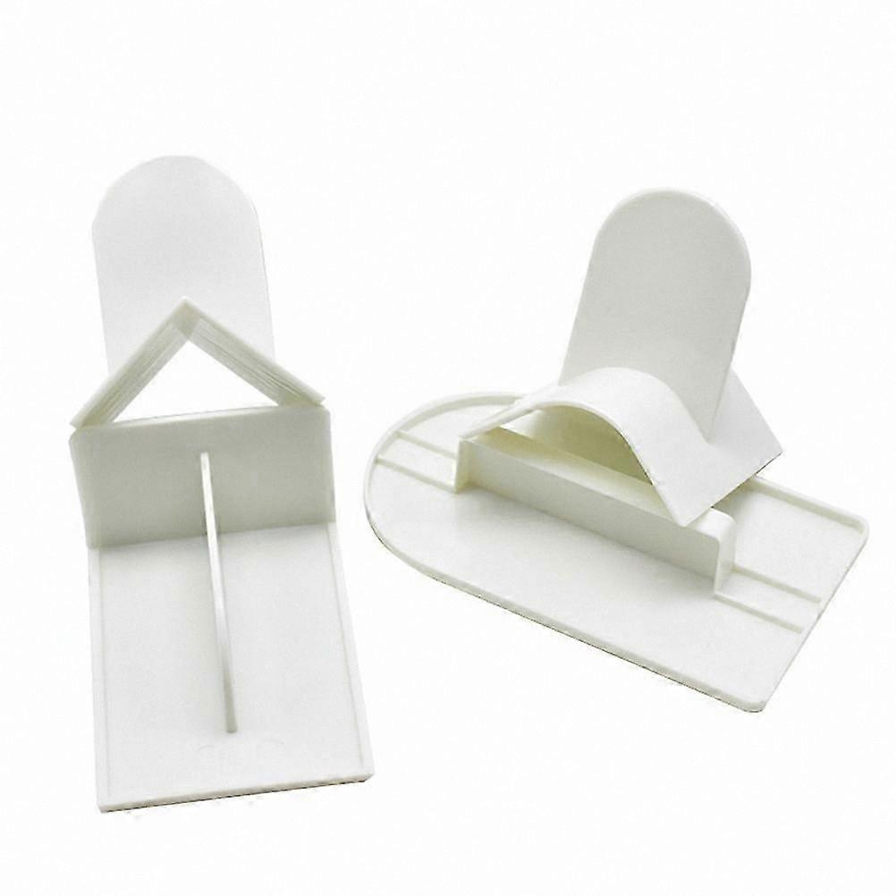 Set of 4 Cake Fondant Smoothers for Baking, Pastry Decorating, and Surface Smoothing, Dishwasher-Safe Tools for Edges and Sides