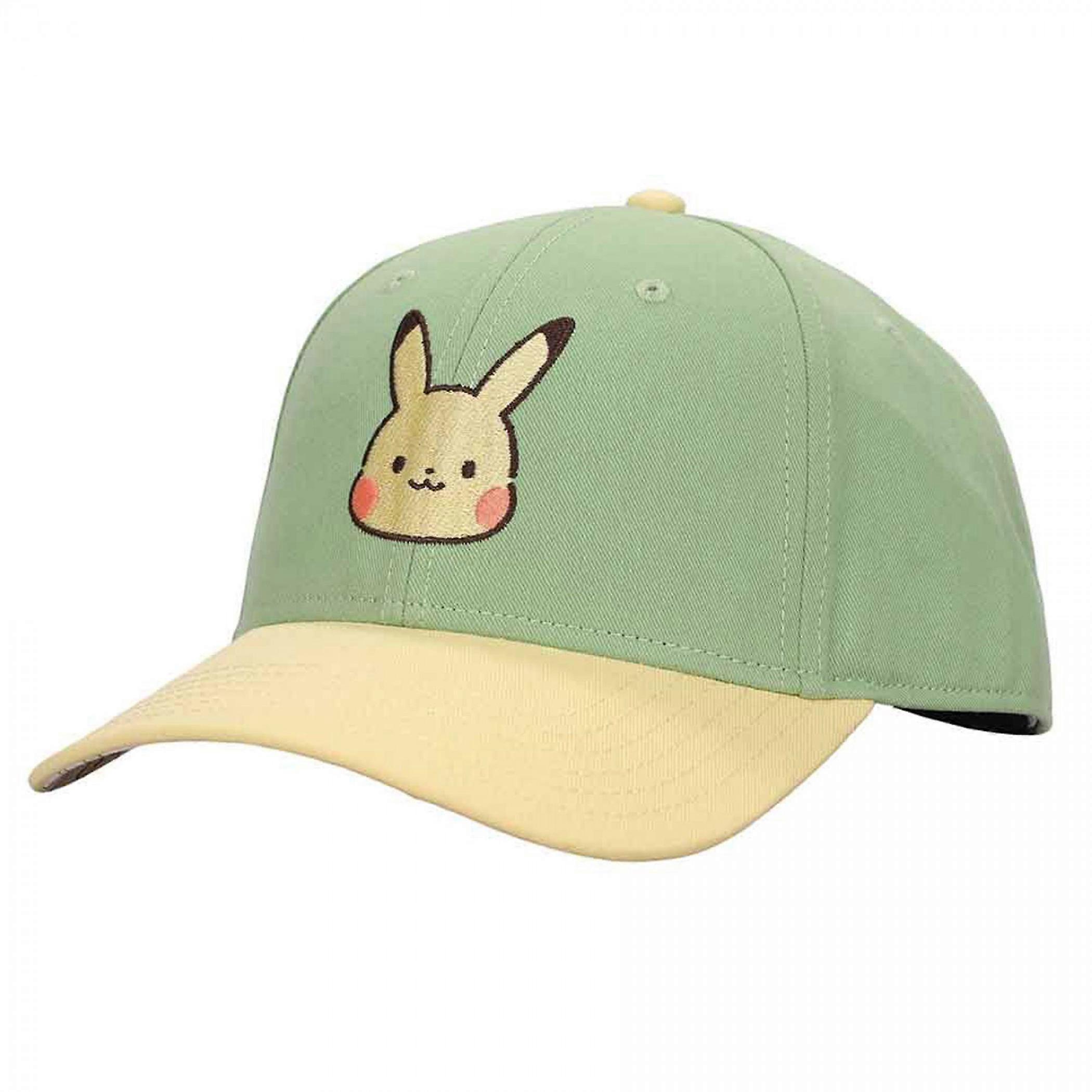Pokemon Chibi Pikachu Embroidered Adjustable Cap