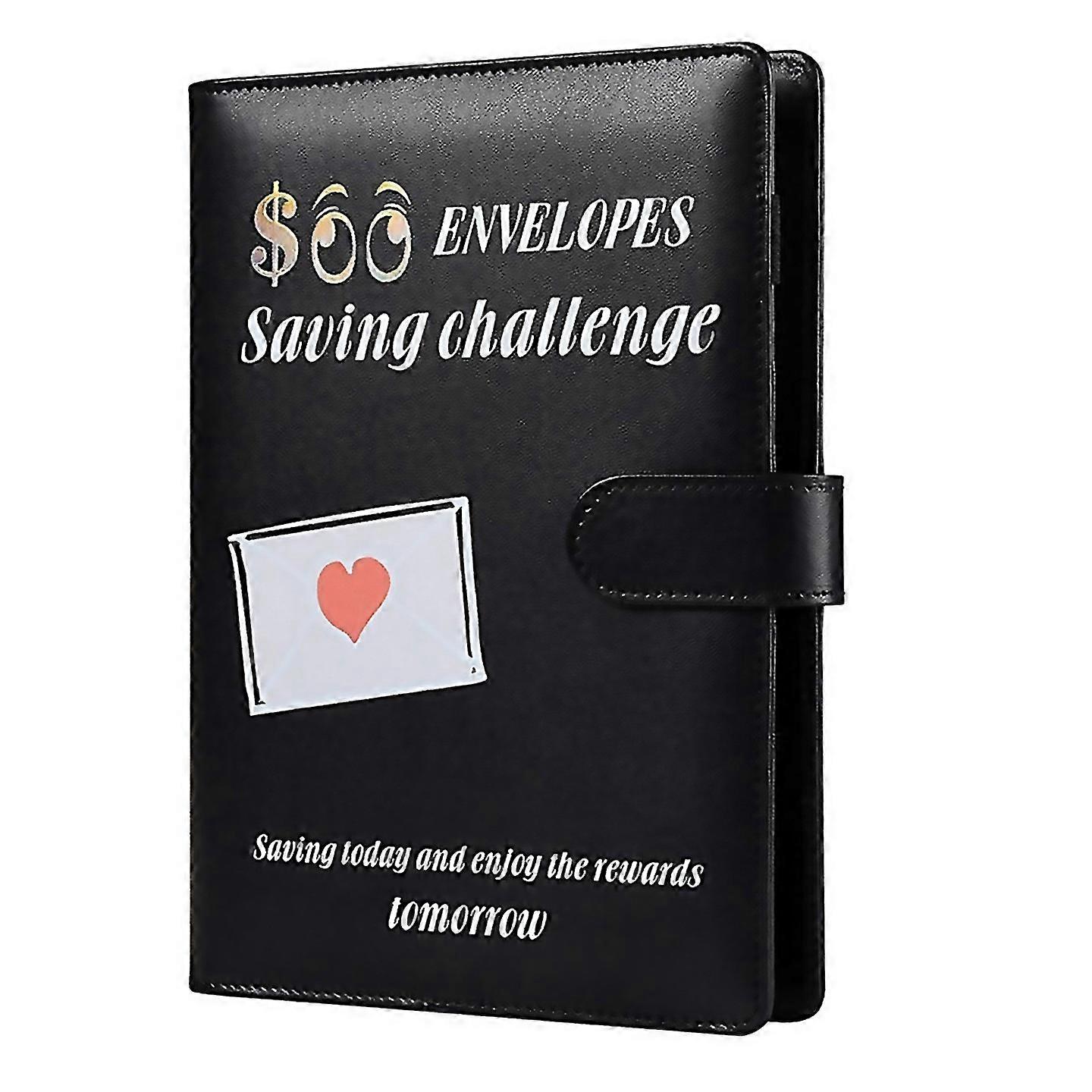 For 100 Envelopes A5 Money Saving Budget Binder Black