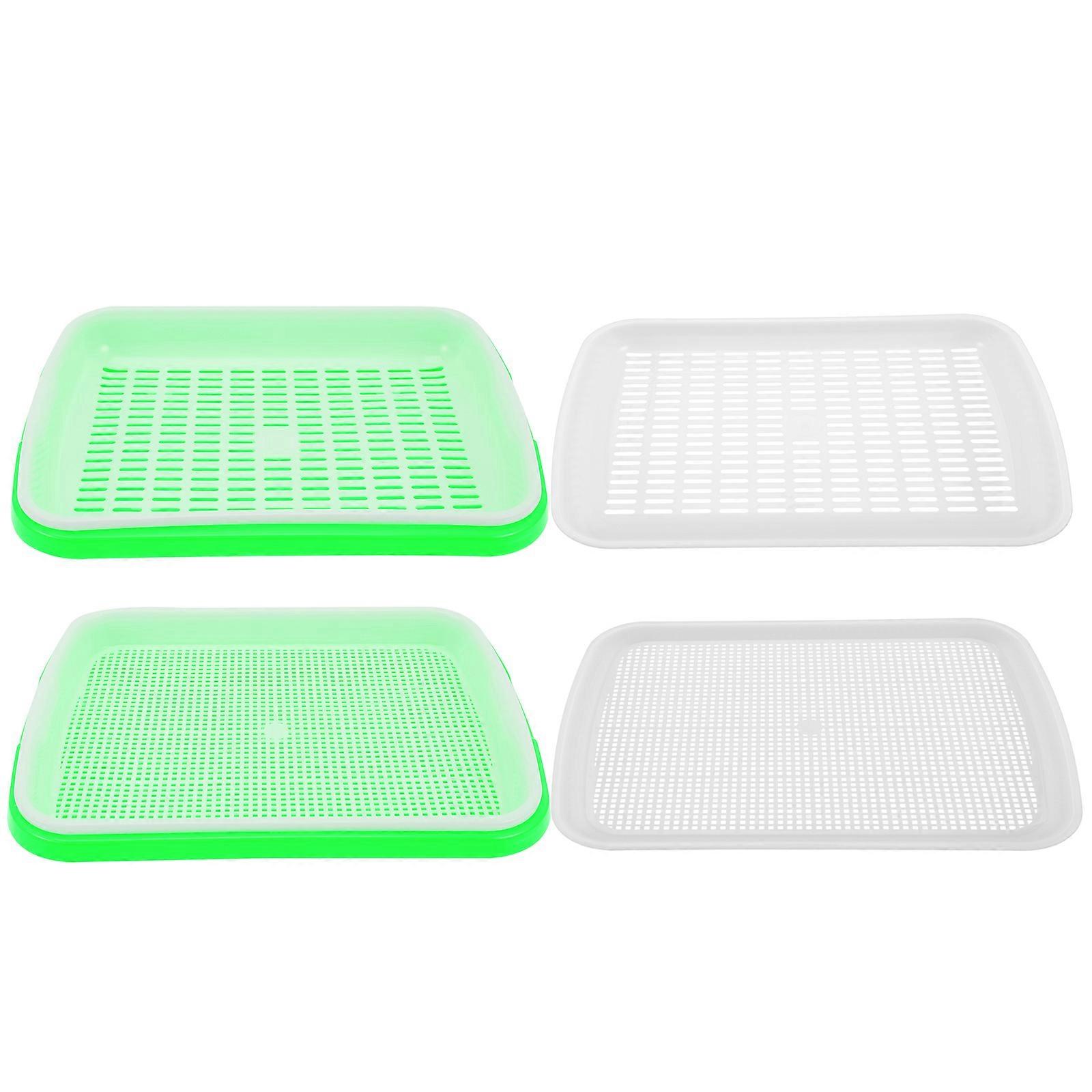 Sprouting Tray Sprout Tray Garden Tools Square Holes Faster Growth High Budding Rate 1 Set