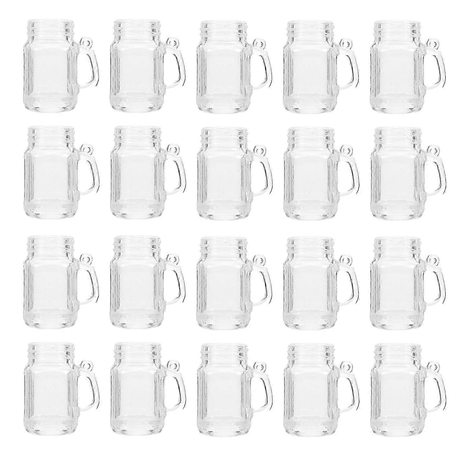 20 Sets DIY Mini Cups Food Container Model Simulation Cup Mini House Decor Edition 0923