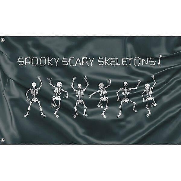 Spooky Scary Skeletons Drapeau FG1703