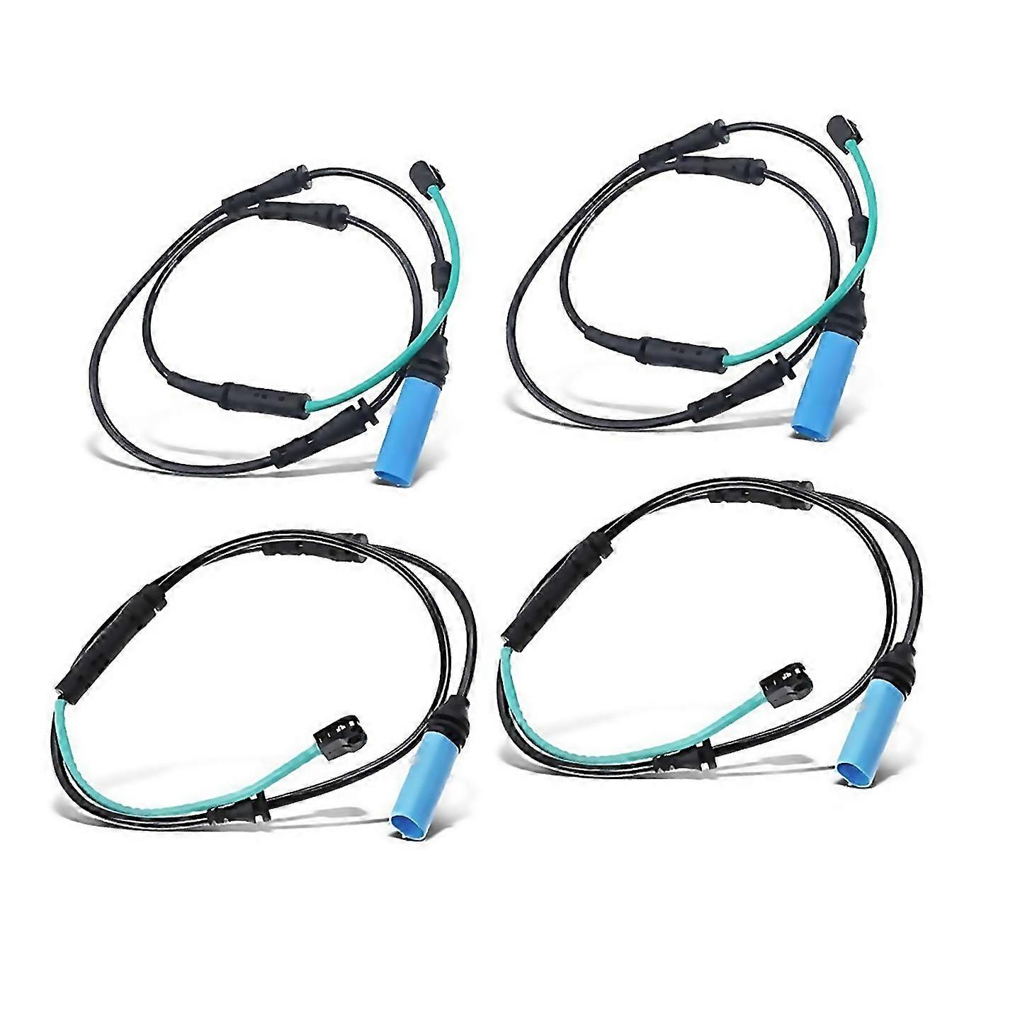 For 4pcs Front Rear Disc Brake Pad Wear Sensor For