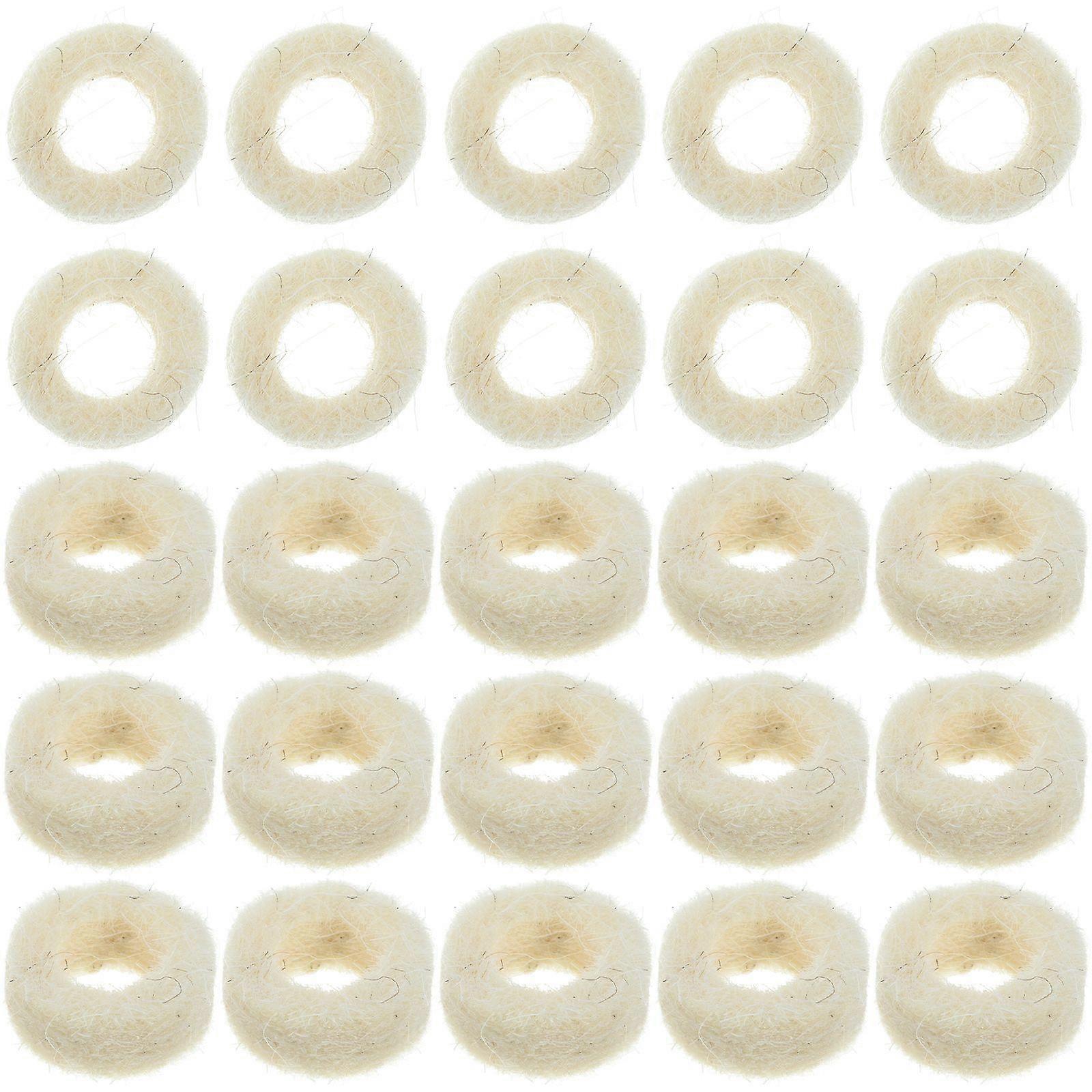 100pcs Felt Washers Replacement Round Washers Felt Pads Mechanical Replacement Accessories