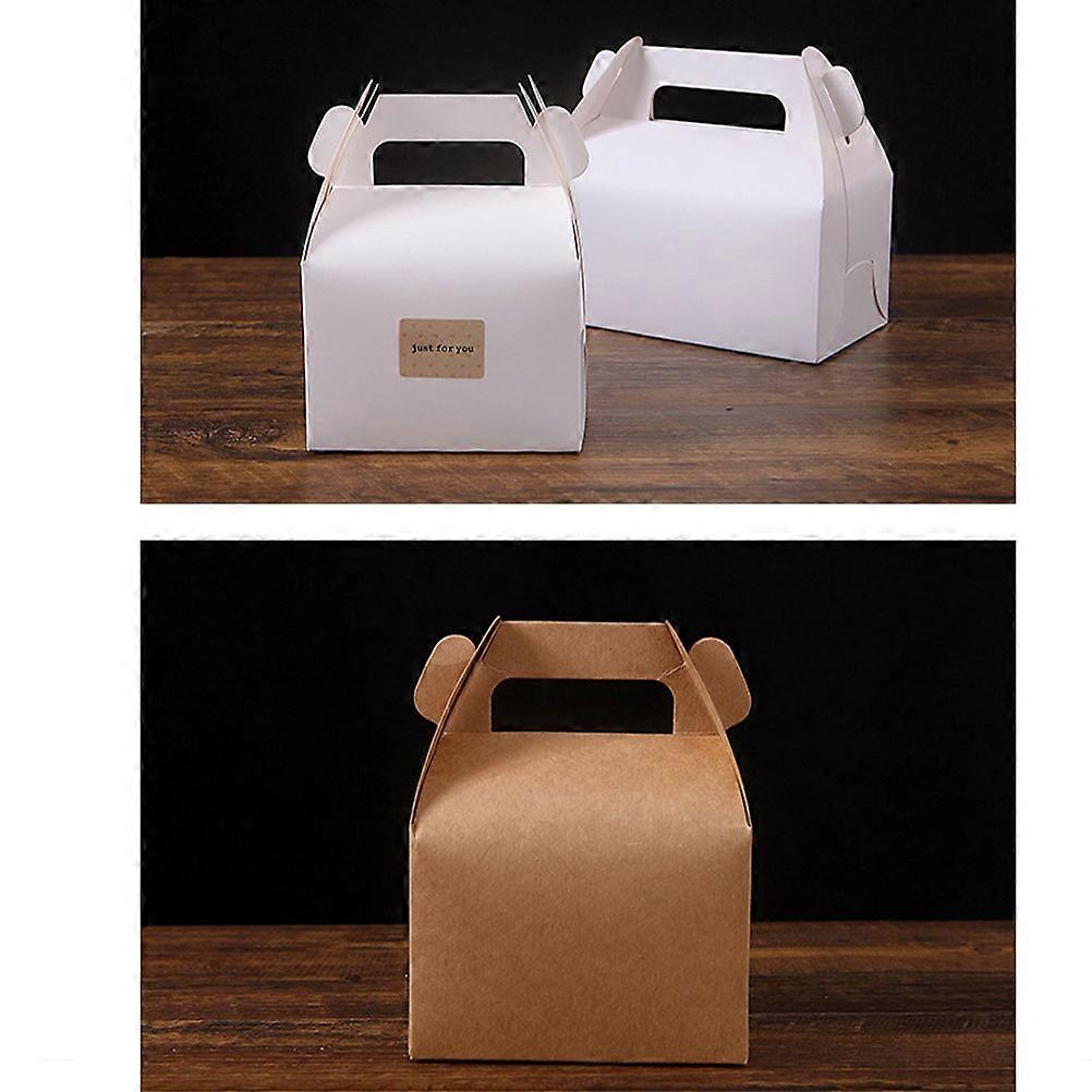 Candy Box Kraft Paper Foldable Candy Box for Storage Use 30Pcs