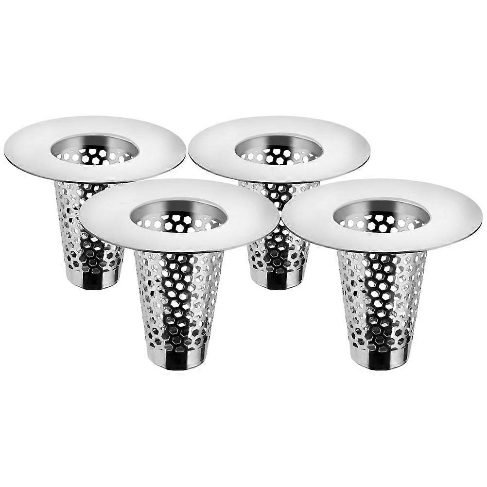 Metal Floor Drain Strainer Mesh Filter Net 8Pcs for Home Use