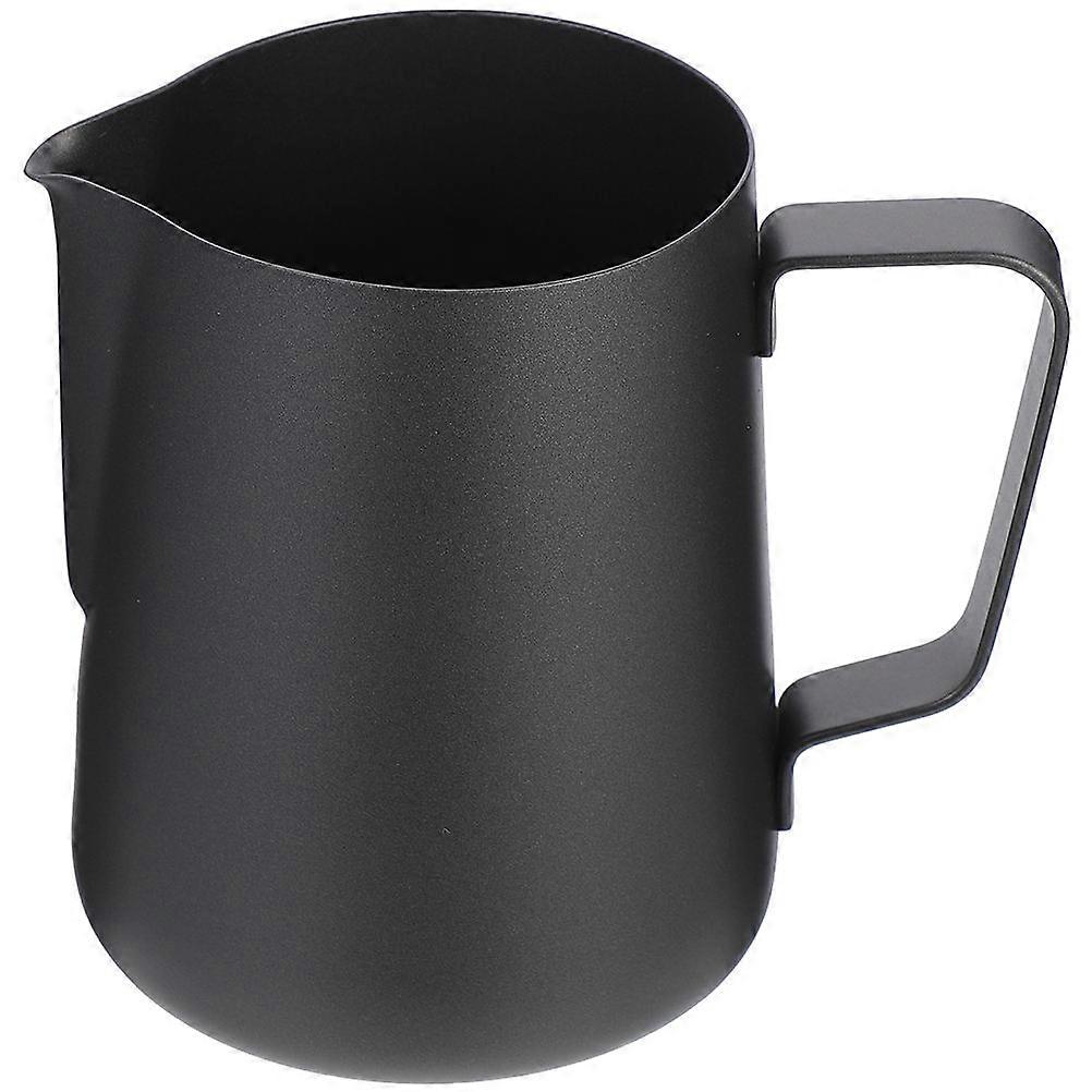 Coffee Pitcher Stainless Steel Frothing Cup for Latte Art Black